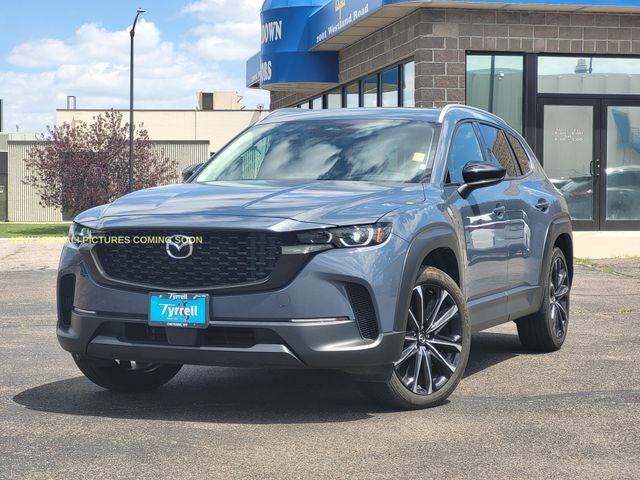 2025 Mazda Mazda CX-50 2.5 S Premium Plus Package in Polymetal Gray Metallic — front three-quarter view