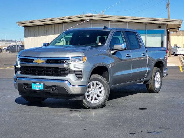 2026 Chevrolet Silverado 1500 LT in Sterling Gray Metallic — front three-quarter view