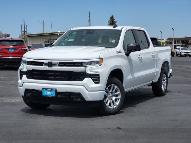 2026 Chevrolet Silverado 1500 RST in Summit White — front three-quarter view