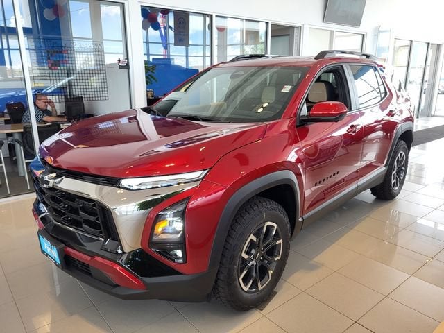 2026 Chevrolet Equinox ACTIV in Radiant Red Tintcoat — front three-quarter view