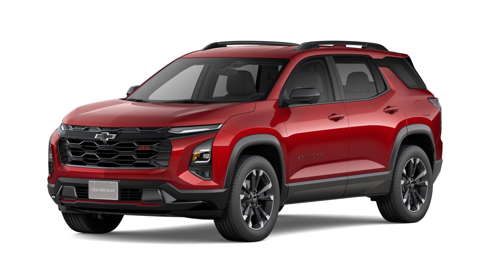 2027 Chevrolet Equinox RS in Radiant Red Tintcoat — front three-quarter view