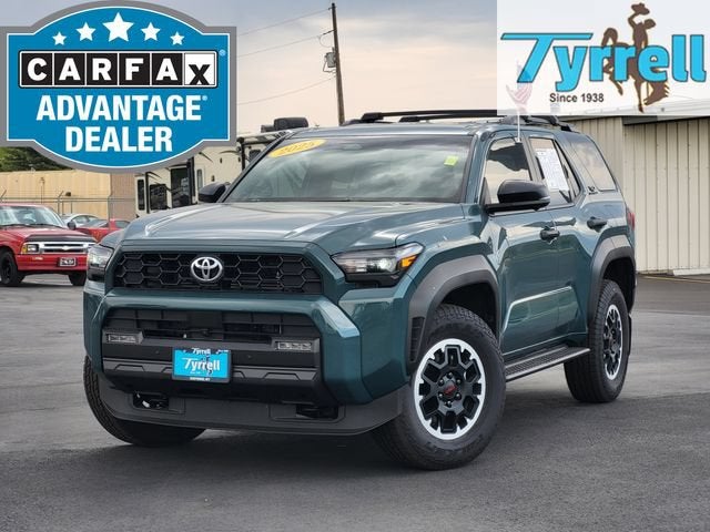 2025 Toyota 4Runner TRD Off Road Premium in Blue — front three-quarter view