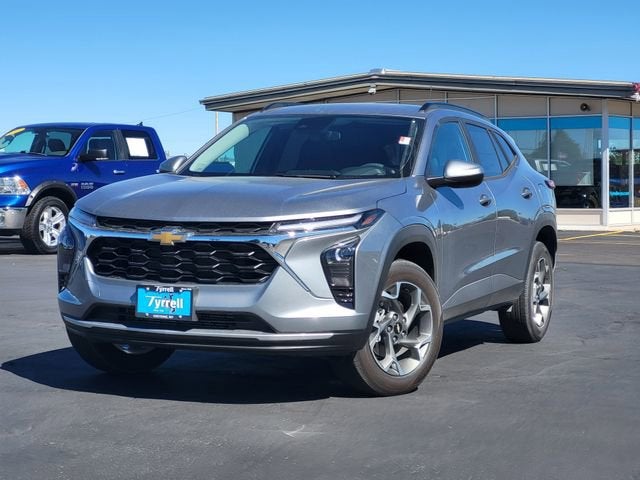 2026 Chevrolet Trax LT in Sterling Gray Metallic — front three-quarter view
