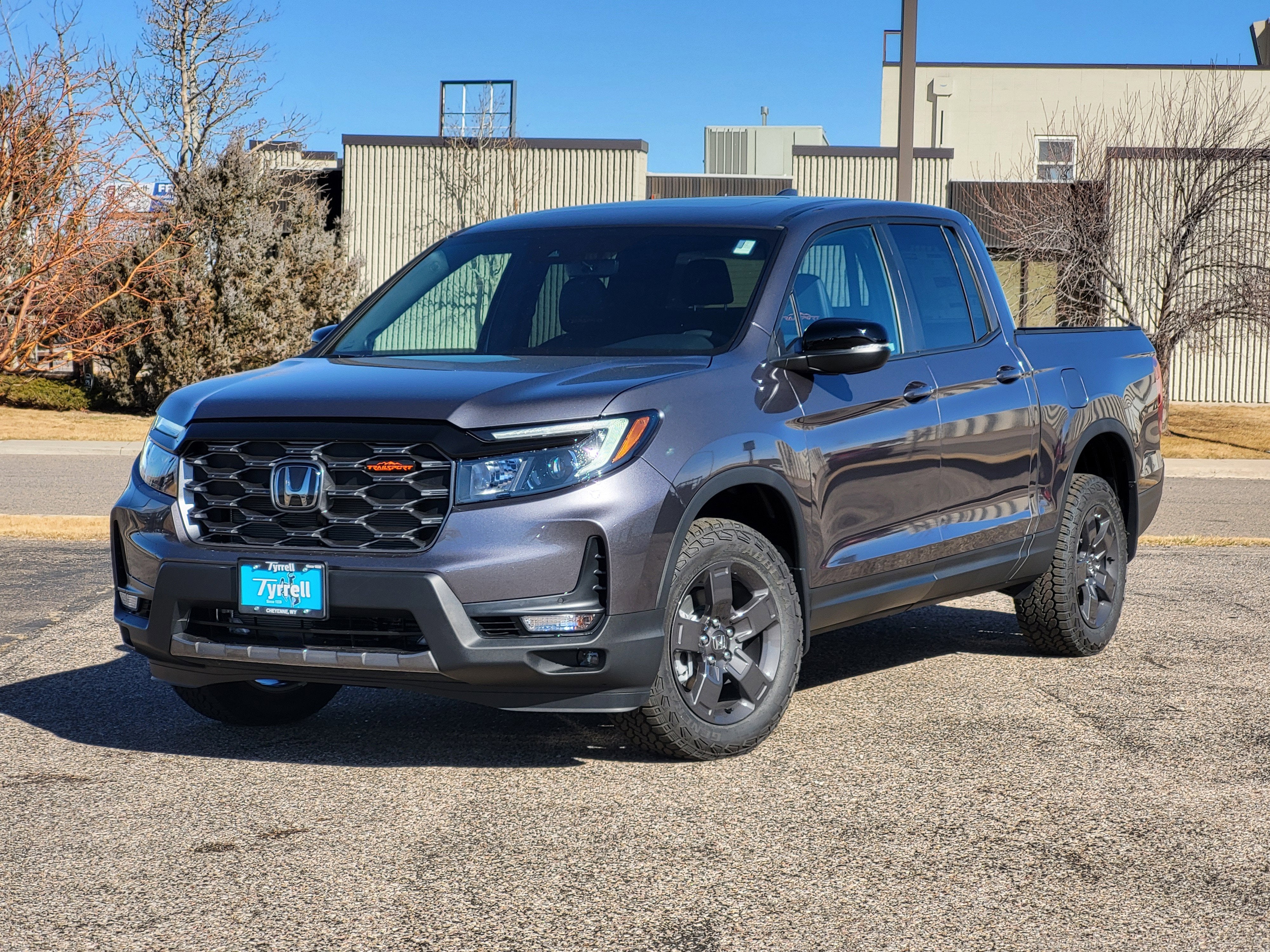 2026 Honda Ridgeline TrailSport in Modern Steel Metallic — front three-quarter view
